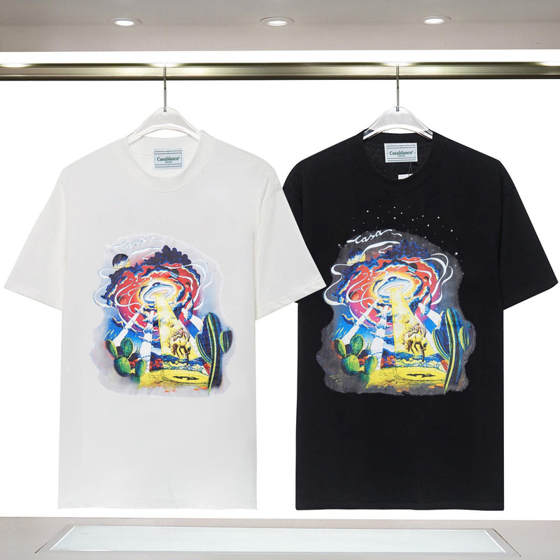 Casablanca T Shirts Space Horse Spaceship 3D Anime Printing Loose Tee