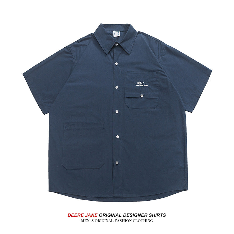Men's Shirts Men's Summer Short Sleeve Versatile Casual Loose