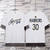 Basketball Sports T Shirt Curry 30 Thompson 11 Basketball Sports T-Shirt Student Loose Casual Breathable Short Sleeve Men