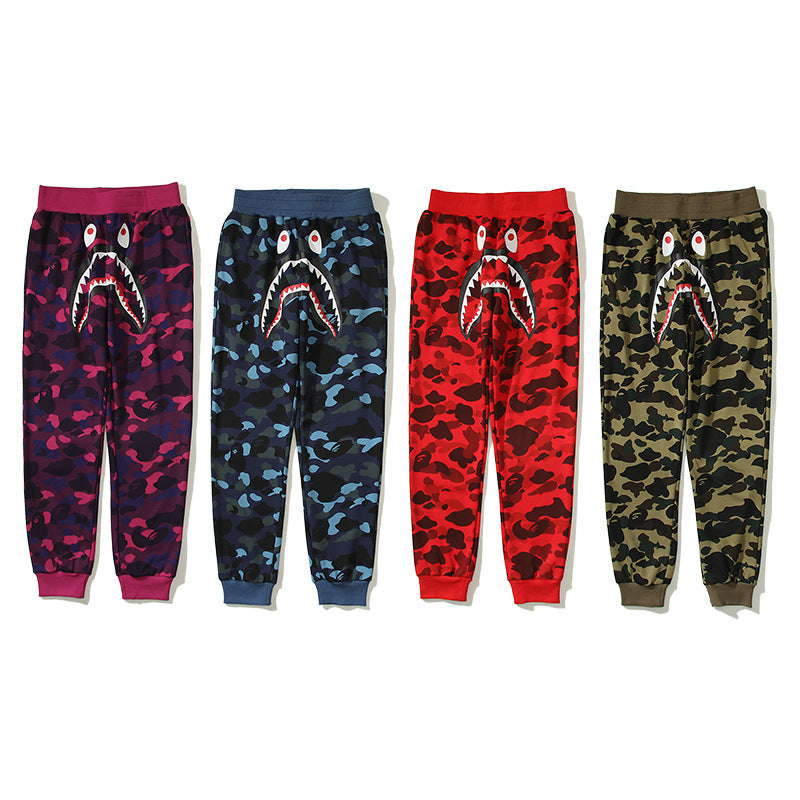 Aape Pants Camouflage Men's Casual Pants Skinny Trousers