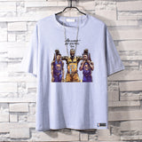 Basketball Sports T Shirt Summer Loose Short Sleeves T-Shirt Male Student Basketball Sports Lakers James