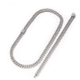 Chains Full Diamond 8MM Cuban Chain Punk Rock
