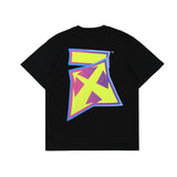 Off Whtie T Shirts Lightning Arrow Male And Female Trendy Brand Short Sleeve