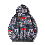 Aape Hoodie Autumn and Winter Fashion Brand Men's and Women's Fleece Hoodie Sweater