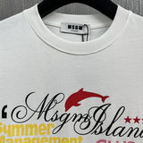 MSGM T-Shirt Loose Short Sleeve T-Shirt