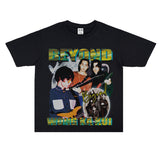 Film Star T Shirt Rock beyond Band Printed Loose Retro Cotton T-shirt for Men and Women