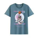 Basketball Sports T Shirt Short-Sleeved T-Shirt Men'S Trendy Loose Printed Half Sleeve Student