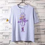 Basketball Sports T Shirt Nba Basketball Clothes James Kobe Cotton Short-Sleeved T-Shirt Men'S Loose