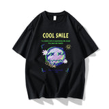 Nasa T Shirt Short Sleeve T-Shirt Men'S Summer Loose Half Sleeve Round Neck T-Shirt