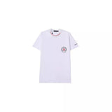 CHH Chrome Heart T Shirts Croix Cross Color Leather Printed Short Sleeve T-Shirt