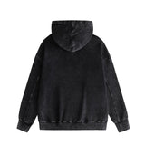 Purple Brand Distressed Hoodie Fashion Old Loose Hooded Sweater