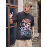 Film Star T Shirt Movie Bill and Ted Adventures Pure Cotton Loose Short Sleeve American Retro T-shirt