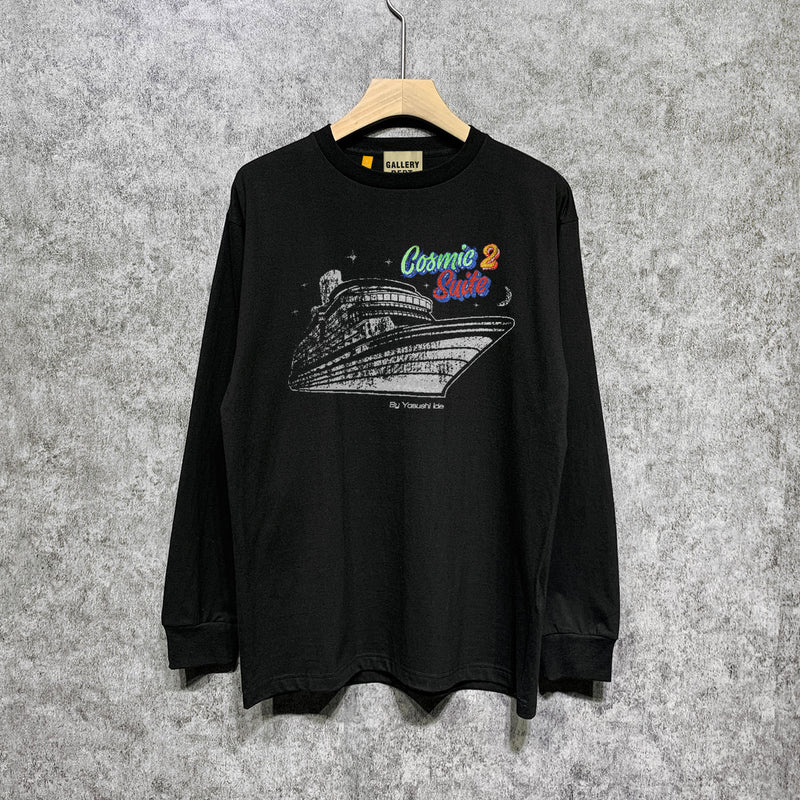 Gallery Dept Long Sleeved Shirt Fashion Brand Long Sleeve Long-Sleeved T-shirt Blouse
