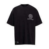 CHH Chrome Heart T Shirts Cross Color Printed Short Sleeve T-Shirt