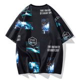 Nasa T Shirt Short-Sleeved T-Shirt Summer Learning Half-Sleeve T-Shirt Summer Wear