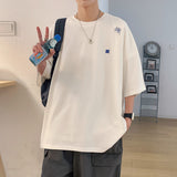 Nasa T Shirt Short Sleeve Men'S Summer Pure Cotton Loose And Simple Half Sleeve