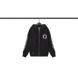CHH Chrome Heart Hoodie Crowe hooded sweater loose casual cardigan hooded