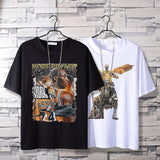 Basketball Sports T Shirt Pure Cotton Loose Short Sleeve T-Shirt Men'S Lakers Kobe Basketball Sports Half Sleeve Clothes