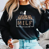 Milf Man I Love Fall Sweatshirt Pumpkin Fall Season Hoodies