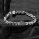 Chains Copper Zircon Hip Hop Necklace 7mm Rock Sugar Chain Spectrum St. Valentine's