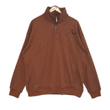 Rhude Hoodie Stand Collar Zipper Embroidery Stitching Sweater for Men and Women Autumn and Winter