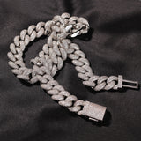 Chains Hip Hop 14mm Zircon Cuban Chain Necklace Spectrum St. Valentine's
