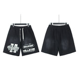 Men Short Vintage Old, Loose Summer Casual Sports Shorts