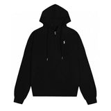 Ralph Lauren Coat RL Embroidered LOGO Half Zip Hooded Jacket