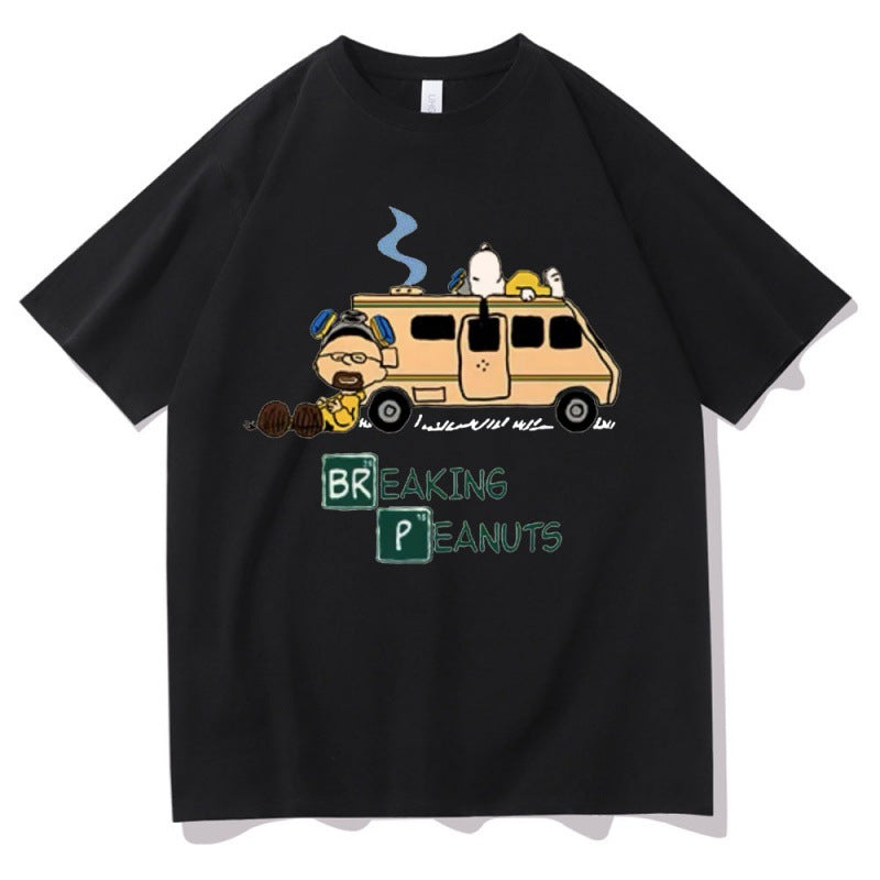 Heisenberg T Shirt Breaking Bad Printed Baby Boy and Girl Summer Casual round Neck Short Sleeves T-shirt