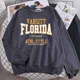 Trend Casual Woman Pullover Florida Superior Athl Hoodie