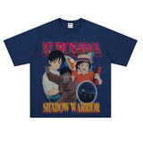 Film Star T Shirt Loose Heavy Street Small Neckline T-shirt Men and Women