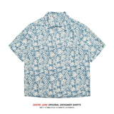 Men Shirts Short Sleeve Men's Summer Loose Casual