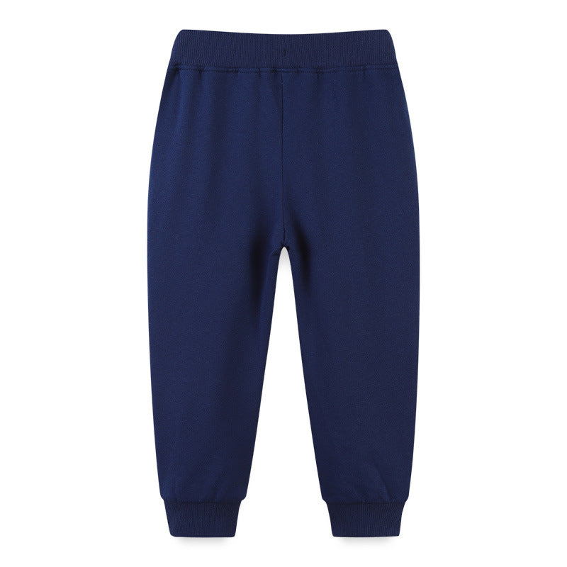 Boy Pants Autumn Boy Sports Pants European and American Style Children Cartoon Shark Pants