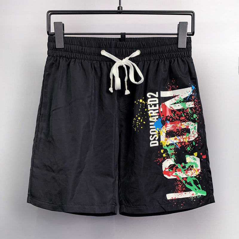 Dsq2 Shorts Beach Pants Swimsuit Quick-Drying with Intranet Men