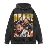 Drake Hoodie Printed Short Sleeve T-Shirt