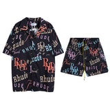 Rhude T Shirt Casual Short Sleeve Shirt