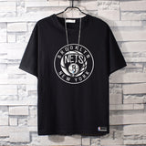 Basketball Sports T Shirt Summer Round Neck All-Matching Loose Short Sleeve T-Shirt Men