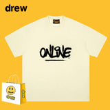 Drew T Shirts Cotton Short Sleeve Fashion Brand Printing