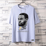 Basketball Sports T Shirt Basketball Sports Trendy Printed Short-Sleeved T-Shirt Men'S Loose