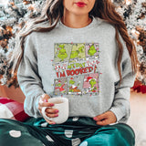 Printed Women's Crew Neck Long Sleeve Sweater Christmas