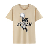 Basketball Sports T Shirt Summer Short Sleeve T-Shirt Men And Women Loose All-Matching And Handsome Half Sleeve