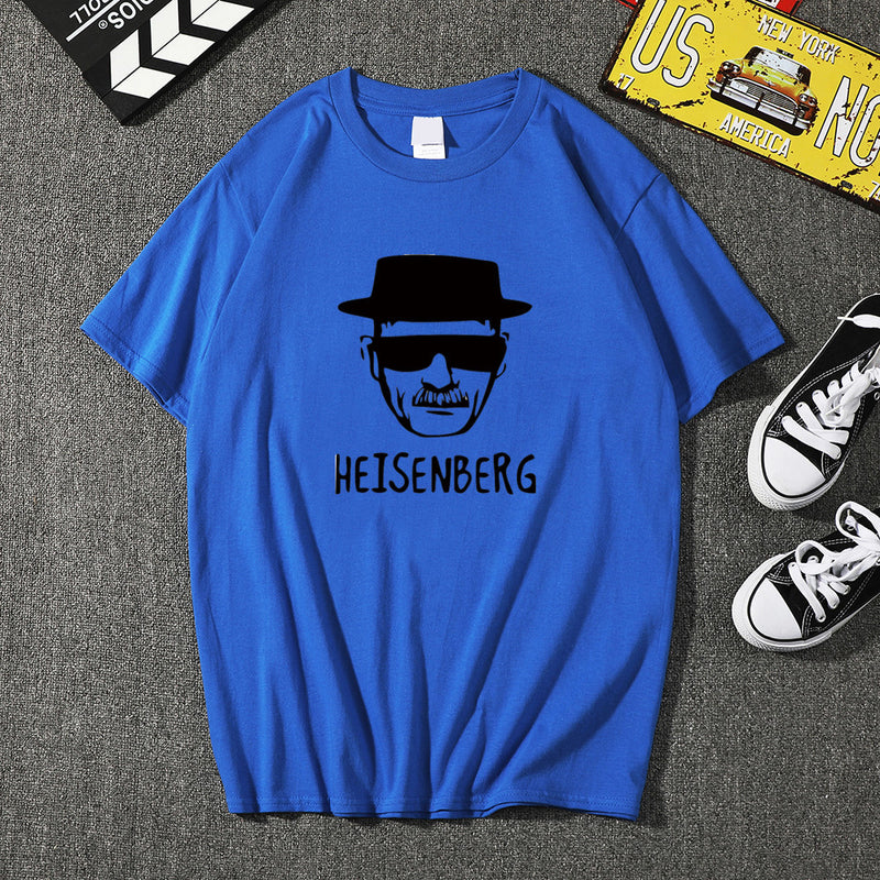 Heisenberg T Shirt Deadly Poison Teacher Fashion Brand Loose Men and Women Short Sleeve