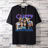 Basketball Sports T Shirt Curry Trendy Printed Basketball Sport Short Sleeve T-Shirt Boys Loose