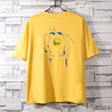 Basketball Sports T Shirt Curry Sports Short-Sleeved T-Shirt Male Student Korean Style Loose