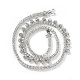 Chains Zircon Tennis Chain Love Necklace ins Clavicle Chain Spectrum Royalty