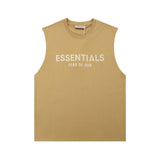 Fog Essentials tank summer FOG letter crew neck vest