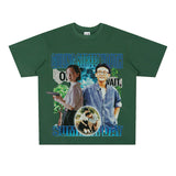 Film Star T Shirt Loose Heavy Retro Street Personality T-shirt Men and Women