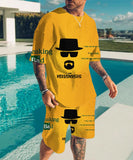 Heisenberg T Shirt T-Shirt Short Sleeve Suit 3d Deadly Poison Artist Printed Casual Sports