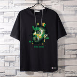 Basketball Sports T Shirt Summer Round Neck Cotton Short Sleeve T-Shirt Men'S Basketball Sports Loose