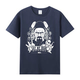 Heisenberg T Shirt Summer round Neck Short Sleeve T-shirt Men's Deadly Poison Master Gusi Heisenberg